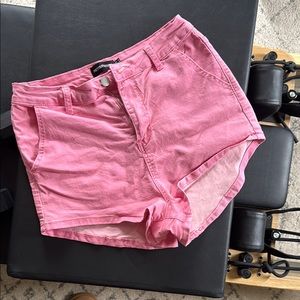 Pink two piece set! Long sleeve and shorts.